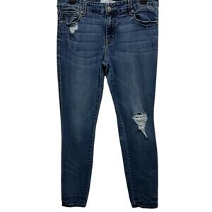 OASIS Jeans Womens Size 13 Mica Low Rise Skinny Ankle Distressed